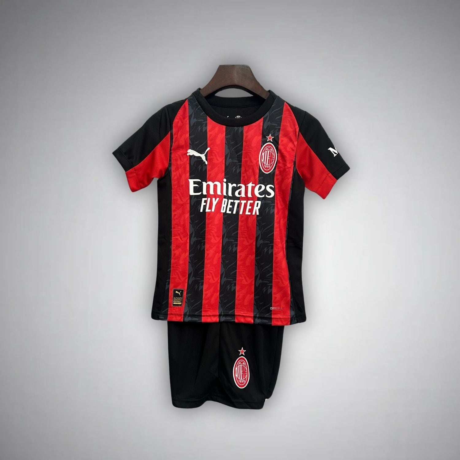 25/26 AC Milan Home Kids Size Kit - Premium Quality Jersey at FootballPrestige.com