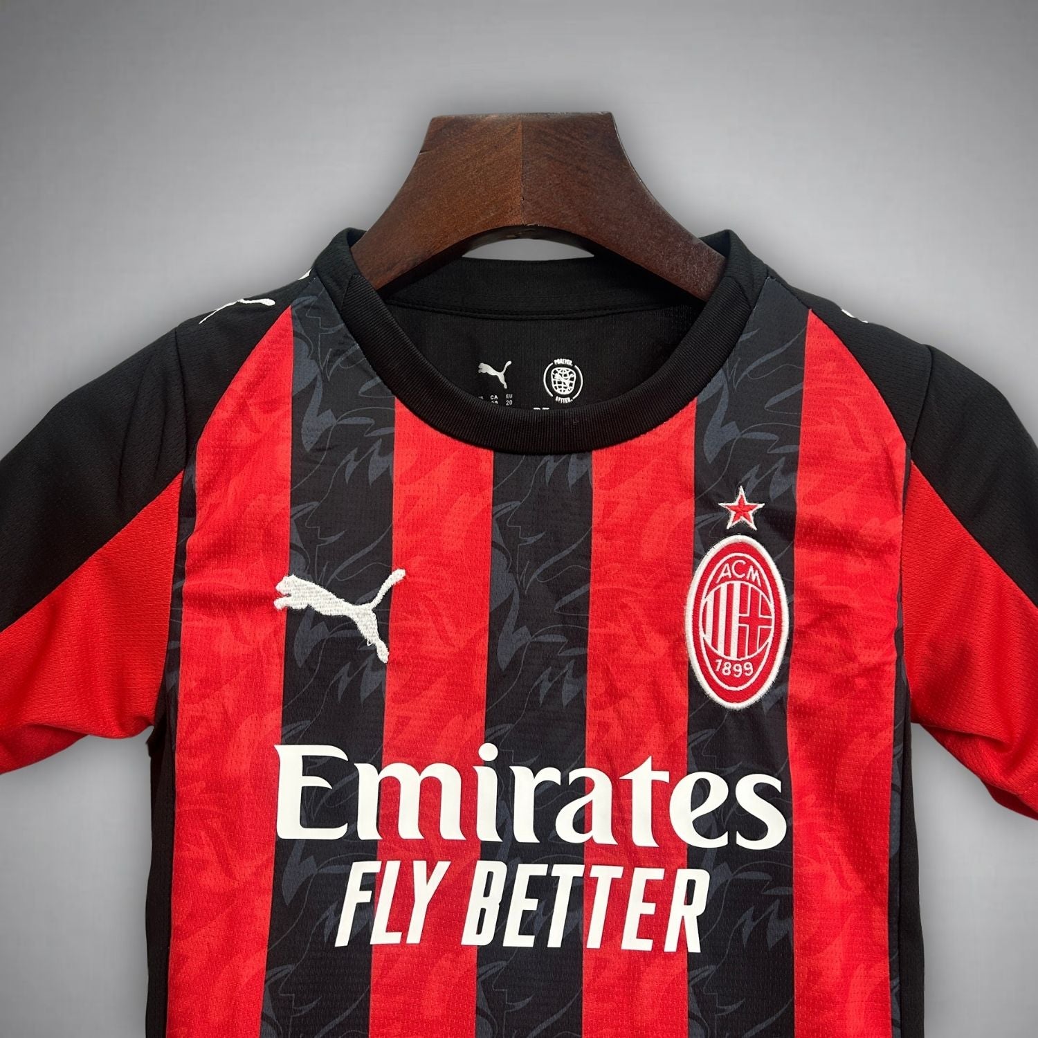 25/26 AC Milan Home Kids Size Kit - Premium Quality Jersey at FootballPrestige.com