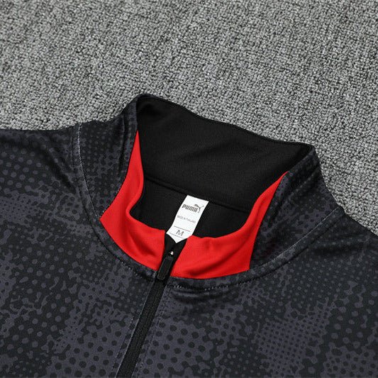 25/26 AC Milan Training 1/4 - Zip Kids Size Tracksuit - Premium Quality Jersey at FootballPrestige.com