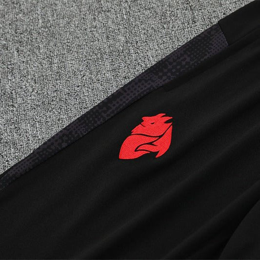 25/26 AC Milan Training 1/4 - Zip Kids Size Tracksuit - Premium Quality Jersey at FootballPrestige.com