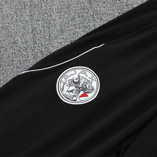 25/26 Ajax Amsterdam Training Black Kids Size Tracksuit - Premium Quality Jersey at FootballPrestige.com