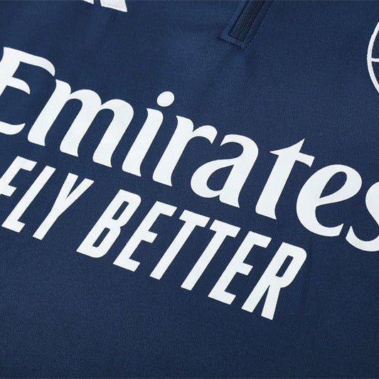 25/26 Arsenal Training Blue Kids Size Tracksuit - Premium Quality Jersey at FootballPrestige.com