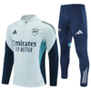 25/26 Arsenal Training White Kids Size Tracksuit - Premium Quality Jersey at FootballPrestige.com