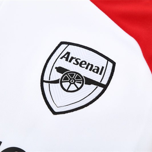 25/26 Arsenal White Kids Size Tracksuit - Premium Quality Jersey at FootballPrestige.com