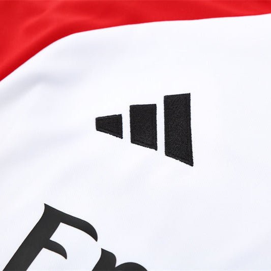 25/26 Arsenal White Kids Size Tracksuit - Premium Quality Jersey at FootballPrestige.com