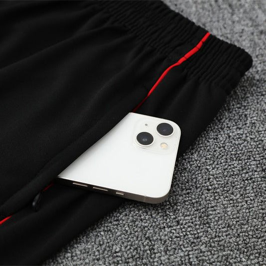 25/26 Bayern München Training Black Kids Size Tracksuit - Premium Quality Jersey at FootballPrestige.com