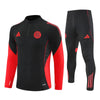 25/26 Bayern München Training Black Kids Size Tracksuit - Premium Quality Jersey at FootballPrestige.com