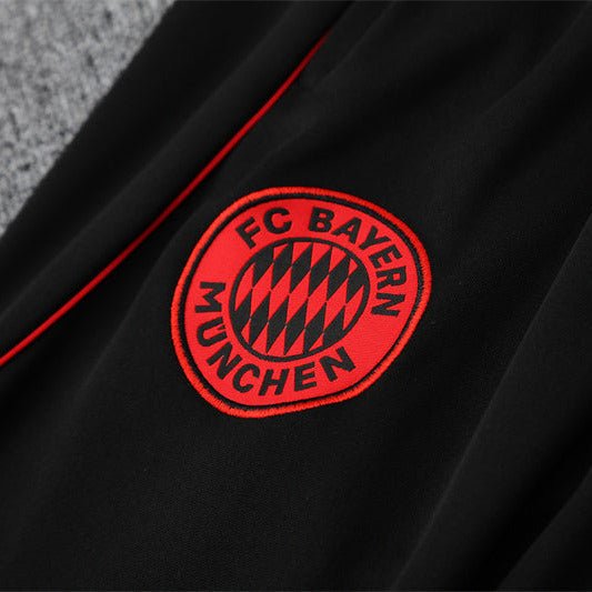 25/26 Bayern München Training Black Kids Size Tracksuit - Premium Quality Jersey at FootballPrestige.com