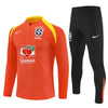 25/26 Brazil Training Orange Kids Size Tracksuit - Premium Quality Jersey at FootballPrestige.com