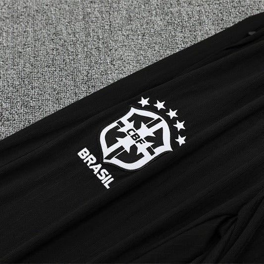 25/26 Brazil Training Orange Kids Size Tracksuit - Premium Quality Jersey at FootballPrestige.com