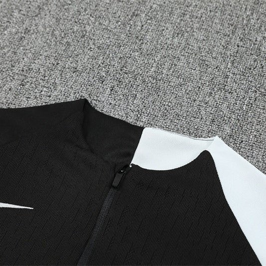 25/26 Chelsea Black Kids Size Tracksuit - Premium Quality Jersey at FootballPrestige.com