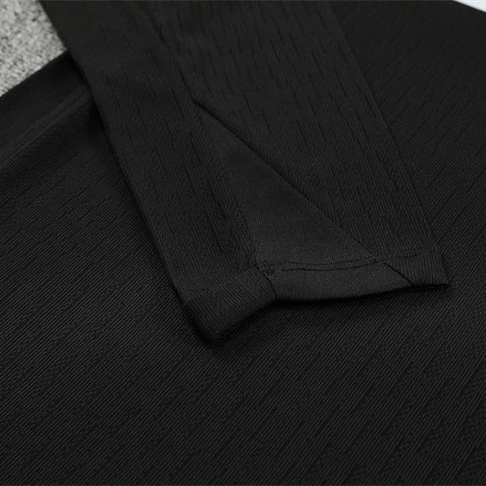 25/26 Chelsea Black Kids Size Tracksuit - Premium Quality Jersey at FootballPrestige.com