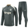 25/26 Chelsea x Nike Grey Strike Drill Kids Size Tracksuit - Premium Quality Jersey at FootballPrestige.com