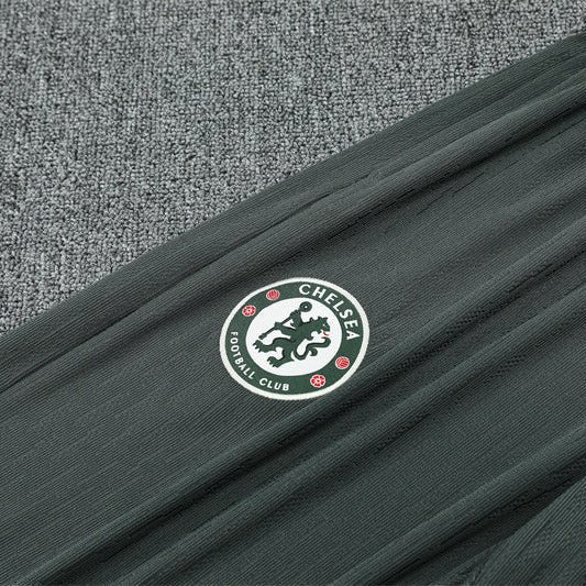 25/26 Chelsea x Nike Grey Strike Drill Kids Size Tracksuit - Premium Quality Jersey at FootballPrestige.com