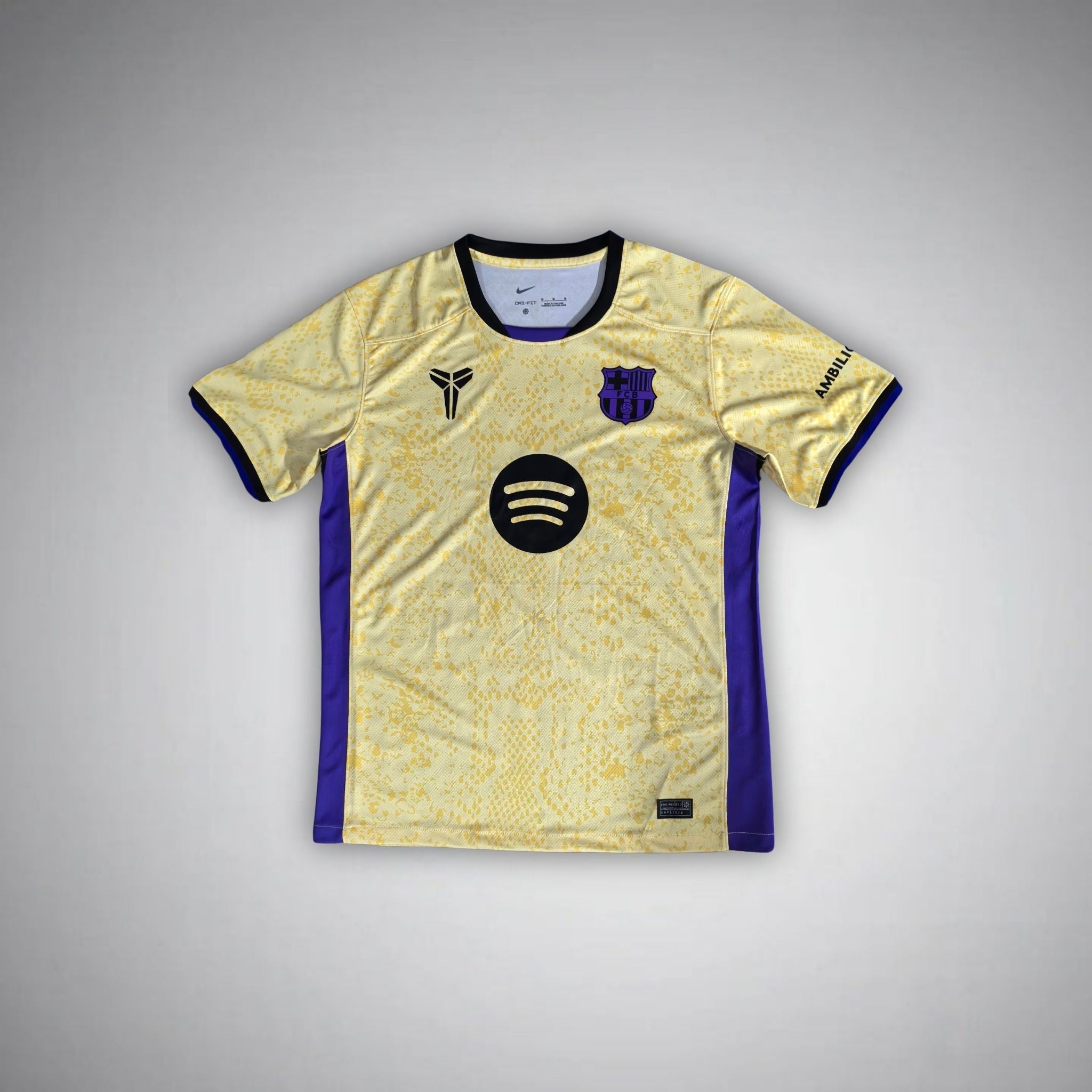 25/26 FC Barcelona Away Kit - Premium Quality Jersey at FootballPrestige.com