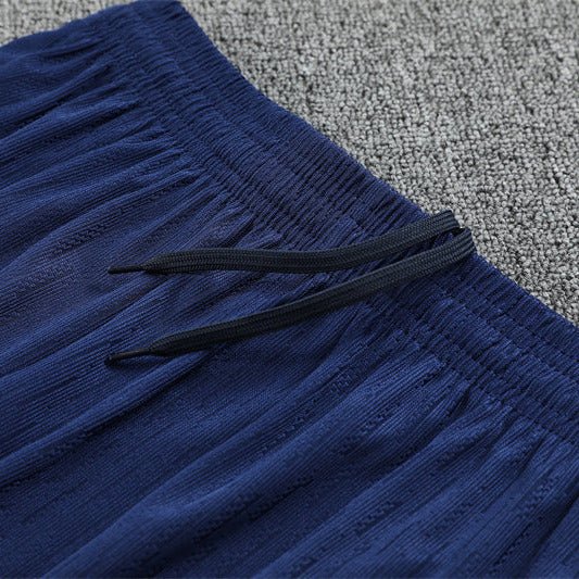 25/26 FC Barcelona Half Zip Training Purple/Blue Kids Size Tracksuit - Premium Quality Jersey at FootballPrestige.com