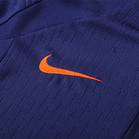 25/26 FC Barcelona Training Blue/Orange Kids Size Tracksuit - Premium Quality Jersey at FootballPrestige.com