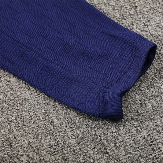 25/26 FC Barcelona Training Blue/Orange Kids Size Tracksuit - Premium Quality Jersey at FootballPrestige.com