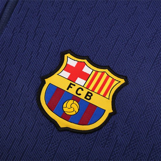 25/26 FC Barcelona Training Blue/Purple Kids Size Tracksuit - Premium Quality Jersey at FootballPrestige.com