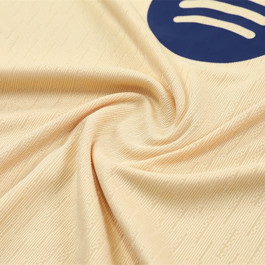 25/26 FC Barcelona Training Yellow Kids Size Tracksuit - Premium Quality Jersey at FootballPrestige.com