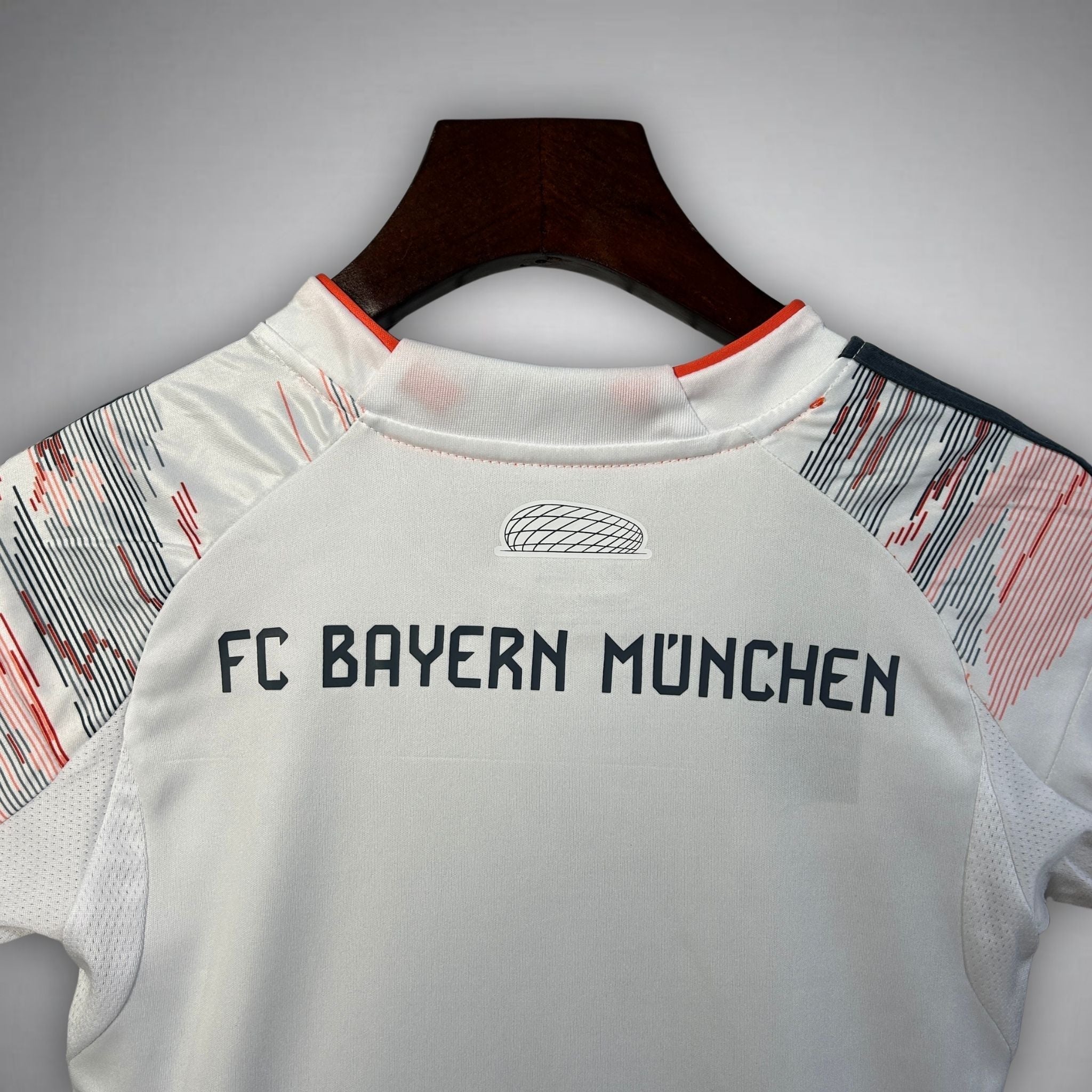 25/26 FC Bayern Away Kids Size Kit - Premium Quality Jersey at FootballPrestige.com