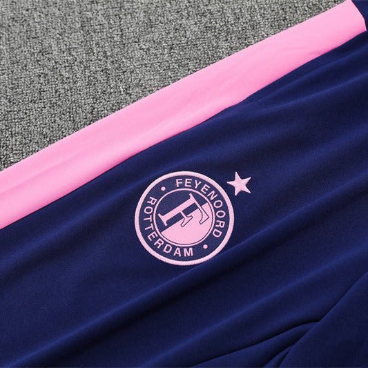 25/26 Feyenoord Training Blue Kids Size Tracksuit - Premium Quality Jersey at FootballPrestige.com