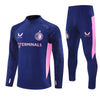 25/26 Feyenoord Training Blue Kids Size Tracksuit - Premium Quality Jersey at FootballPrestige.com