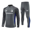 25/26 Feyenoord Training Grey Kids Size Tracksuit - Premium Quality Jersey at FootballPrestige.com