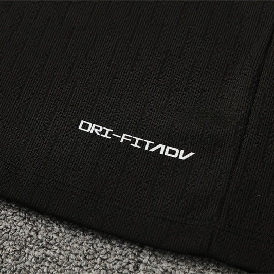 25/26 France Training Black/Light Pink Kids Size Tracksuit - Premium Quality Jersey at FootballPrestige.com