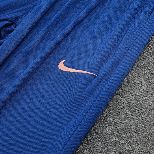 25/26 France Training Blue/Pink Kids Size Tracksuit - Premium Quality Jersey at FootballPrestige.com