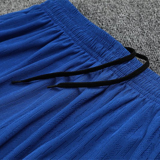 25/26 France Training Pink/Blue Kids Size Tracksuit - Premium Quality Jersey at FootballPrestige.com