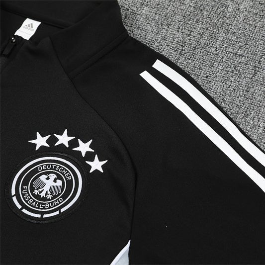 25/26 Germany Training Black Kids Size Tracksuit - Premium Quality Jersey at FootballPrestige.com