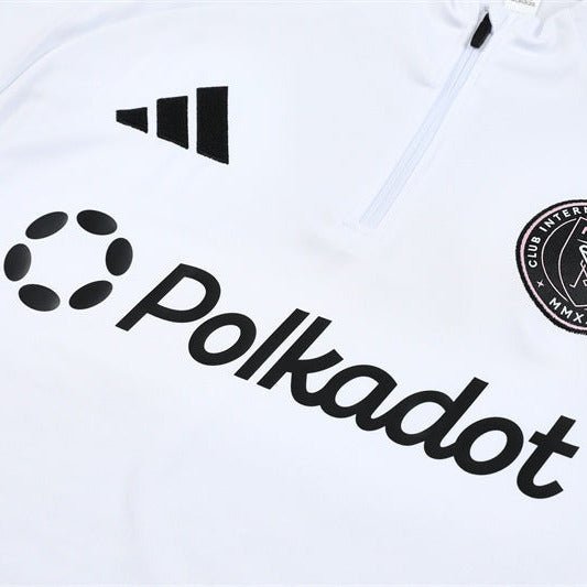 25/26 Inter Miami Training White Kids Size Tracksuit - Premium Quality Jersey at FootballPrestige.com
