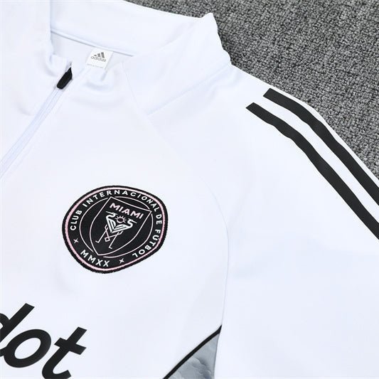 25/26 Inter Miami Training White Kids Size Tracksuit - Premium Quality Jersey at FootballPrestige.com