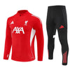 25/26 Liverpool Training Red Kids Size Tracksuit - Premium Quality Jersey at FootballPrestige.com