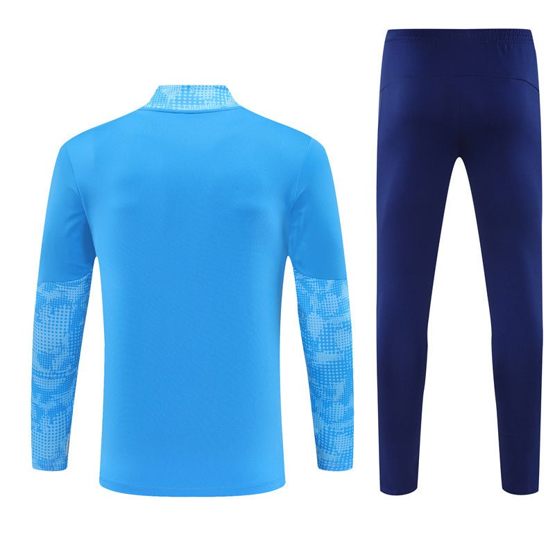 25/26 Manchester City x Asahi Blue Kids Size Tracksuit - Premium Quality Jersey at FootballPrestige.com