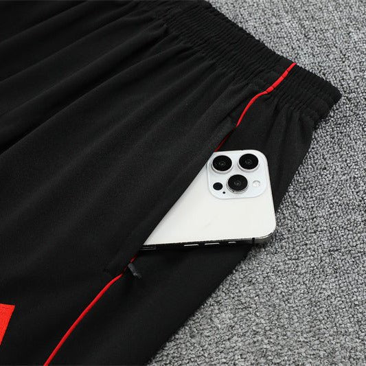 25/26 Manchester United Pre - Match Kids Size Tracksuit - Premium Quality Jersey at FootballPrestige.com