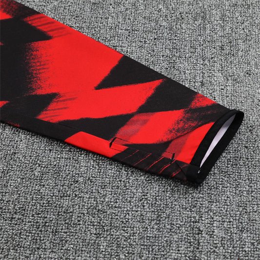 25/26 Manchester United Pre - Match Kids Size Tracksuit - Premium Quality Jersey at FootballPrestige.com