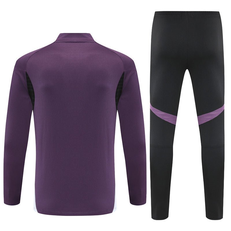 25/26 Manchester United Training Purple Kids Size Tracksuit - Premium Quality Jersey at FootballPrestige.com