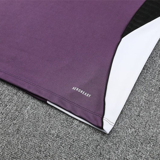 25/26 Manchester United Training Purple Kids Size Tracksuit - Premium Quality Jersey at FootballPrestige.com