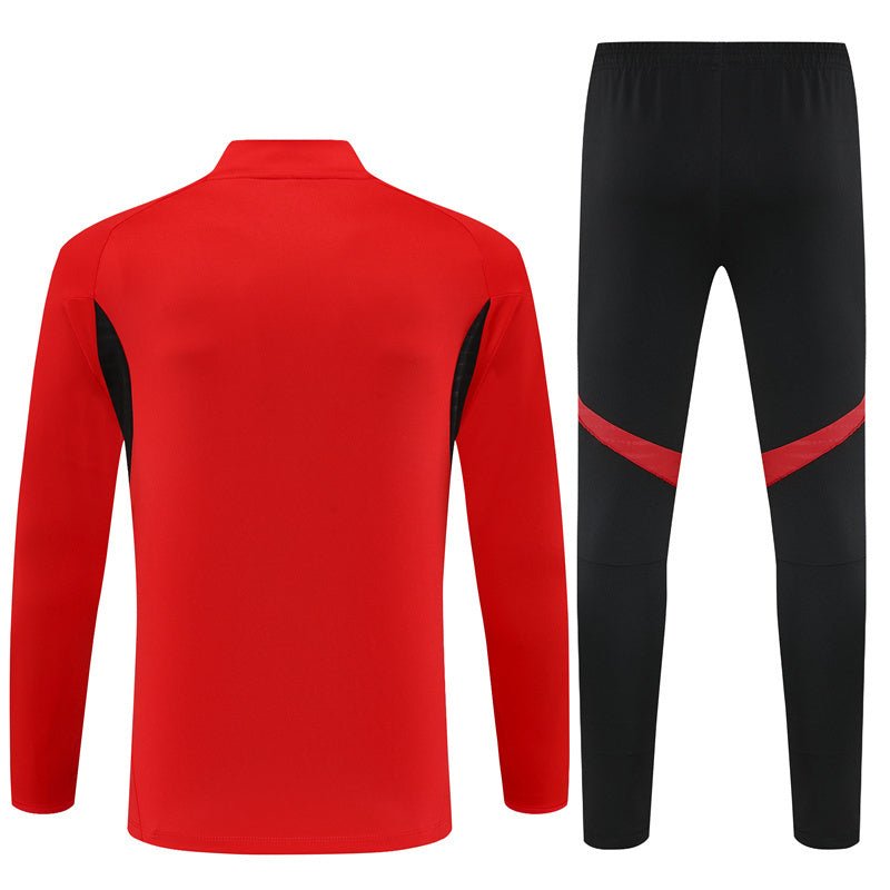 25/26 Manchester United Training Red Kids Size Tracksuit - Premium Quality Jersey at FootballPrestige.com