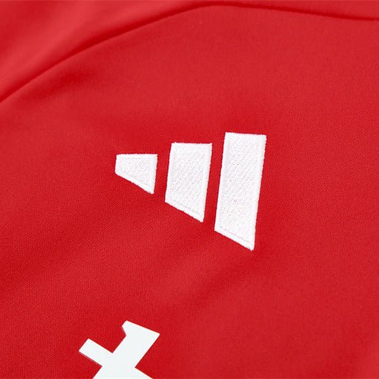 25/26 Manchester United Training Red Kids Size Tracksuit - Premium Quality Jersey at FootballPrestige.com