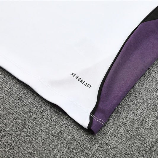 25/26 Manchester United Training White Kids Size Tracksuit - Premium Quality Jersey at FootballPrestige.com