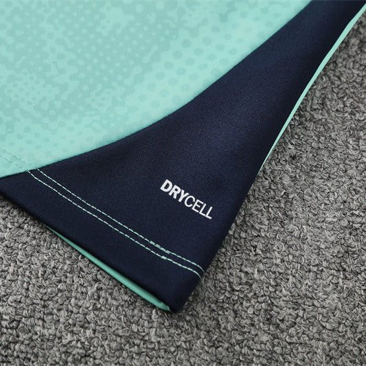 25/26 Marseille Training Mint Green Kids Size Tracksuit - Premium Quality Jersey at FootballPrestige.com