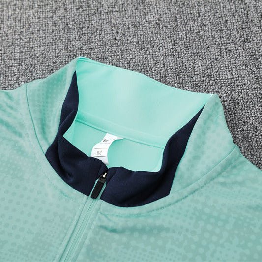 25/26 Marseille Training Mint Green Kids Size Tracksuit - Premium Quality Jersey at FootballPrestige.com