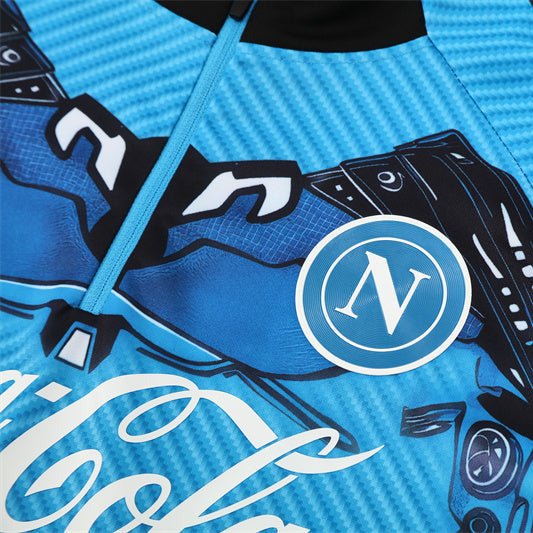 25/26 Napoli Training Blue Tracksuit - Premium Quality Jersey at FootballPrestige.com