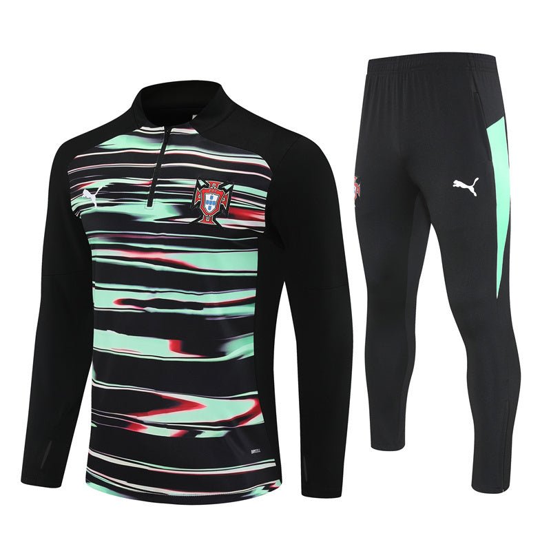 25/26 Portugal Pre - Match Kids Size Tracksuit - Premium Quality Jersey at FootballPrestige.com