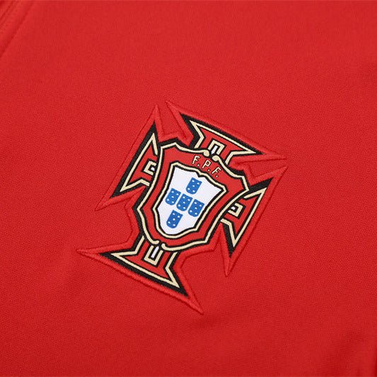25/26 Portugal Training Red Kids Size Tracksuit - Premium Quality Jersey at FootballPrestige.com
