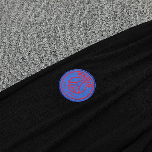 25/26 PSG Training Black Tracksuit - Premium Quality Jersey at FootballPrestige.com