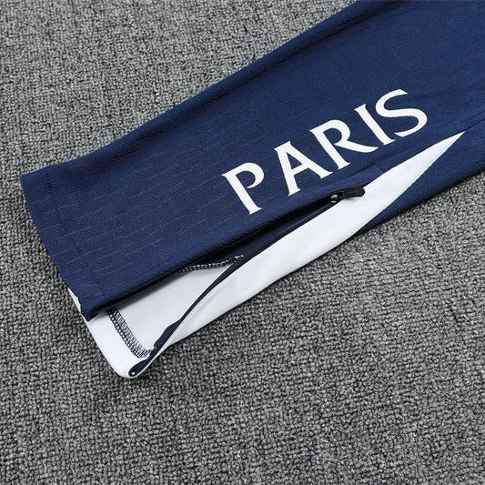 25/26 PSG x Jordan Blue Kids Size Tracksuit - Premium Quality Jersey at FootballPrestige.com